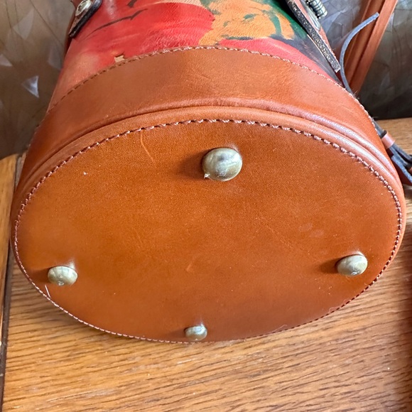 Patricia Nash Bags Patricia Nash Noli Leather Cylinder Crossbody